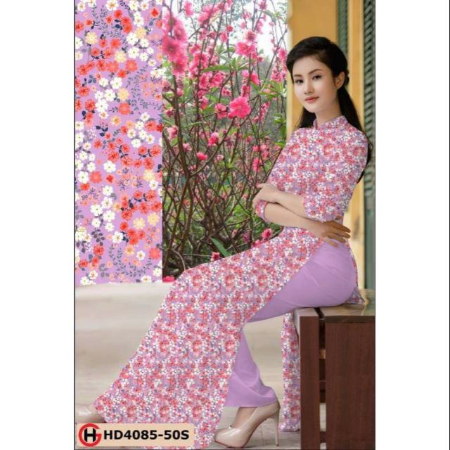 Vải áo dài tằm thái