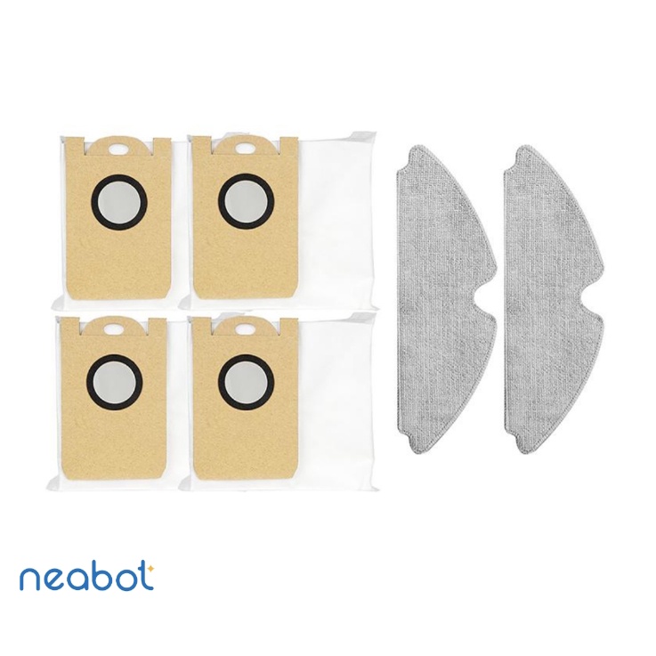Bộ phụ kiện cho Robot hút bụi Neabot Nomo N1 Plus Hàng Chính hãng, Chất lượng tốt - Giao hàng siêu tốc