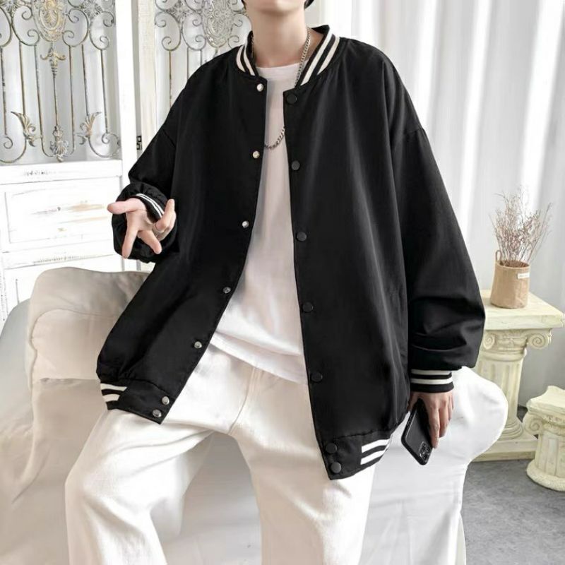 Áo Khoác Bomber YG 86 Basic Form Rộng Style Ullzang Nam nữ unisex cá tính chất nỉ cotton
