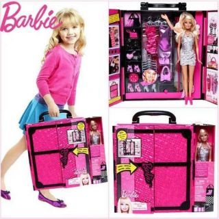 Cặp 2 búp bê Barbie thời trang đầy đủ phụ kiện cho bé