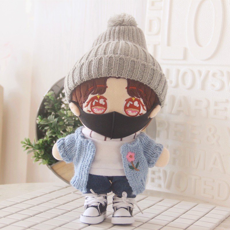 Búp Bê Nhồi Bông Kiểu Bts Exo 20cm Dễ Thương Xinh Xắn