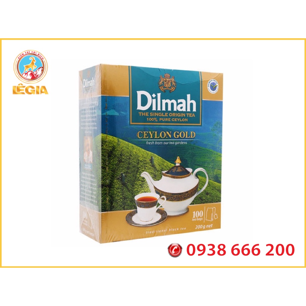 Trà Ceylon Gold Dilmah Gold hộp 200g