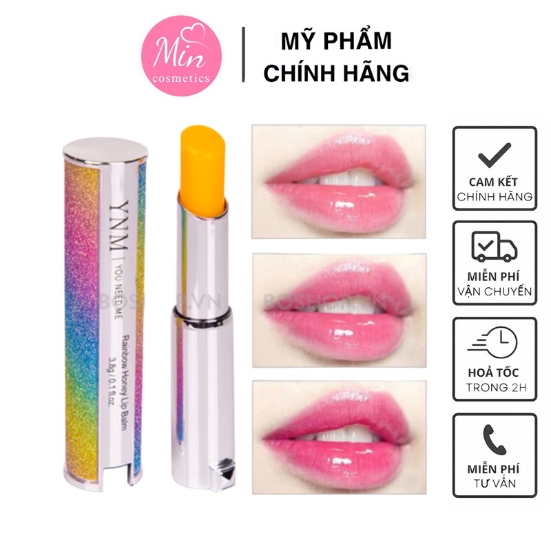 SON DƯỠNG ĐỔI MÀU YNM RAINBOW HONEY LIP BALM