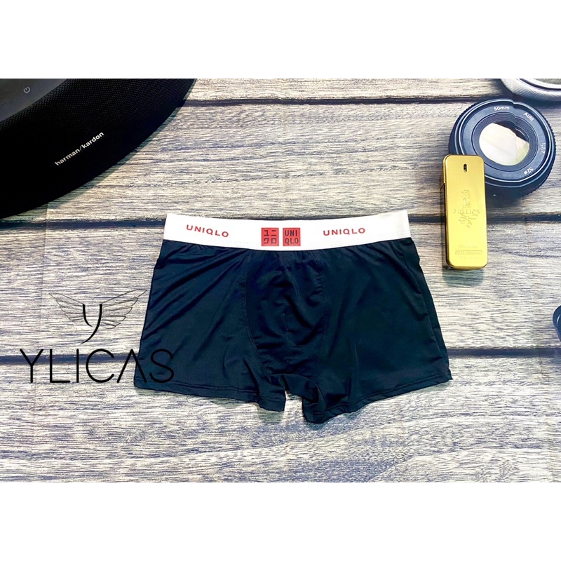 Quần lót boxer nam UNIQLO thun lạnh, cao cấp chất đẹp cạp to co dãn 4 chiều 40-75kg