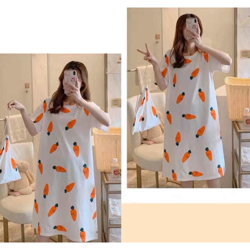 Váy ngủ cotton SALE size 50-75kg