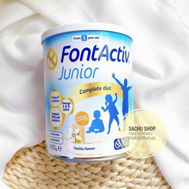 Sữa tăng trưởng chiều cao cho bé Fontactiv Junior 400gr (Đức)