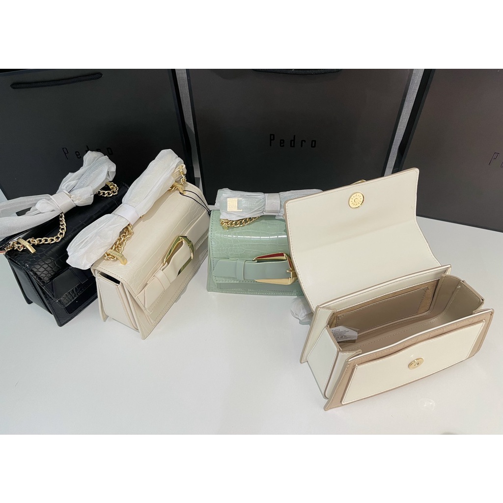 Túi xách nữ PW2-75060043 auth tuồn màu xanh lá
