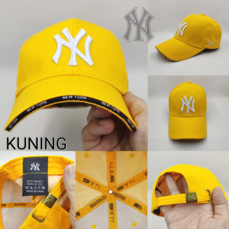 Mũ Lưỡi Trai Họa Tiết New York Mlb Cá Tính Cho Nam Và Nữ