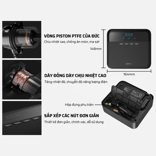 Máy bơm lốp xe ô tô Xiaomi Youpin 70MAI Midrive TP03 - Bơm cầm tay đa năng Lydsto YM-CQB01 Chính Hãng