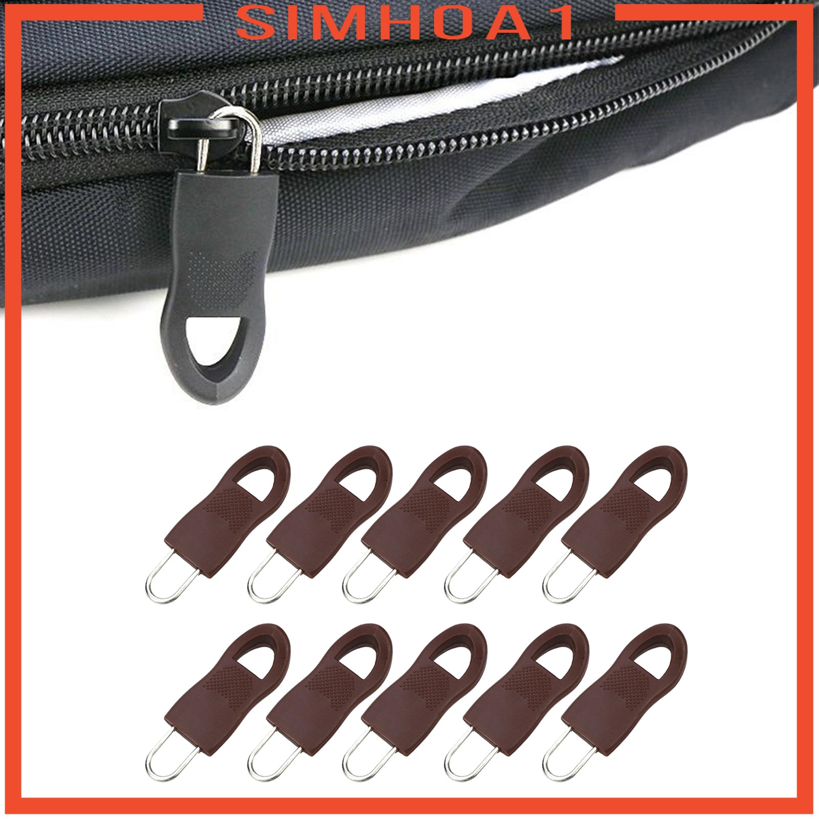 Bộ 10 Đầu Kéo Khóa Zip Simhoa1