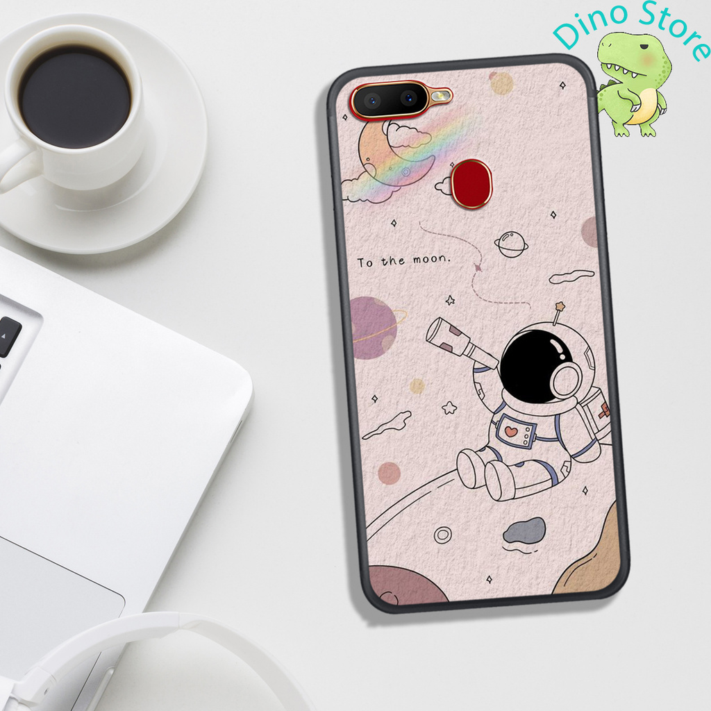 ỐP LƯNG OPPO A5S/A7/F9/A12 ,  IN HÌNH PHI HÀNH GIA DỄ THƯƠNG, ĐỘC LẠ, NGỘ NGHĨNH