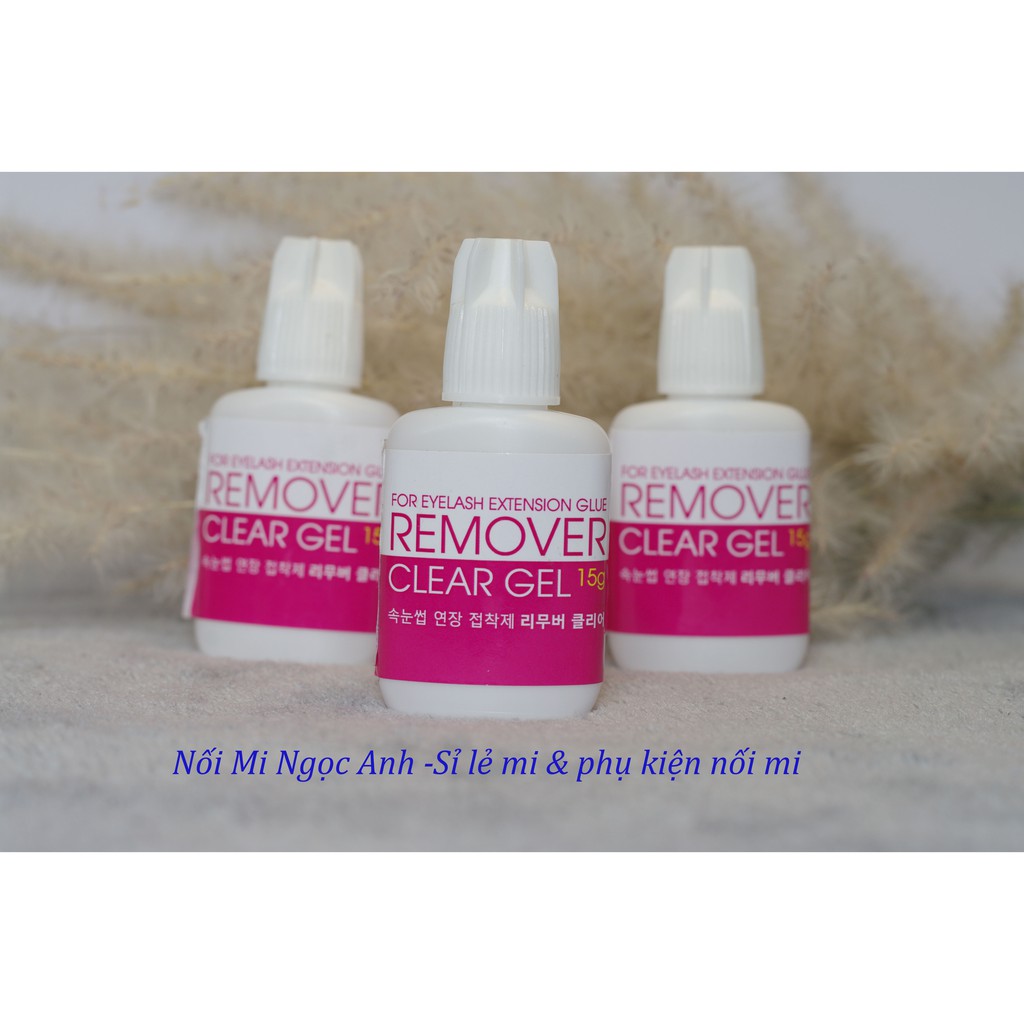 Gel tháo mi hồng remover gel