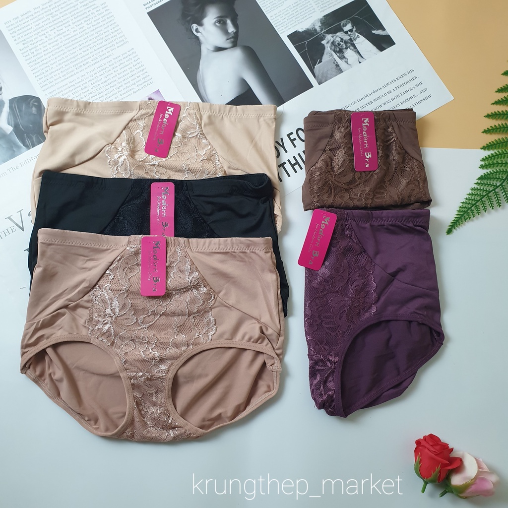 QUẦN LÓT MODERN BRA 345 THUN LANH , PHA REN CAO ẤP HÀNG THÁI LAN