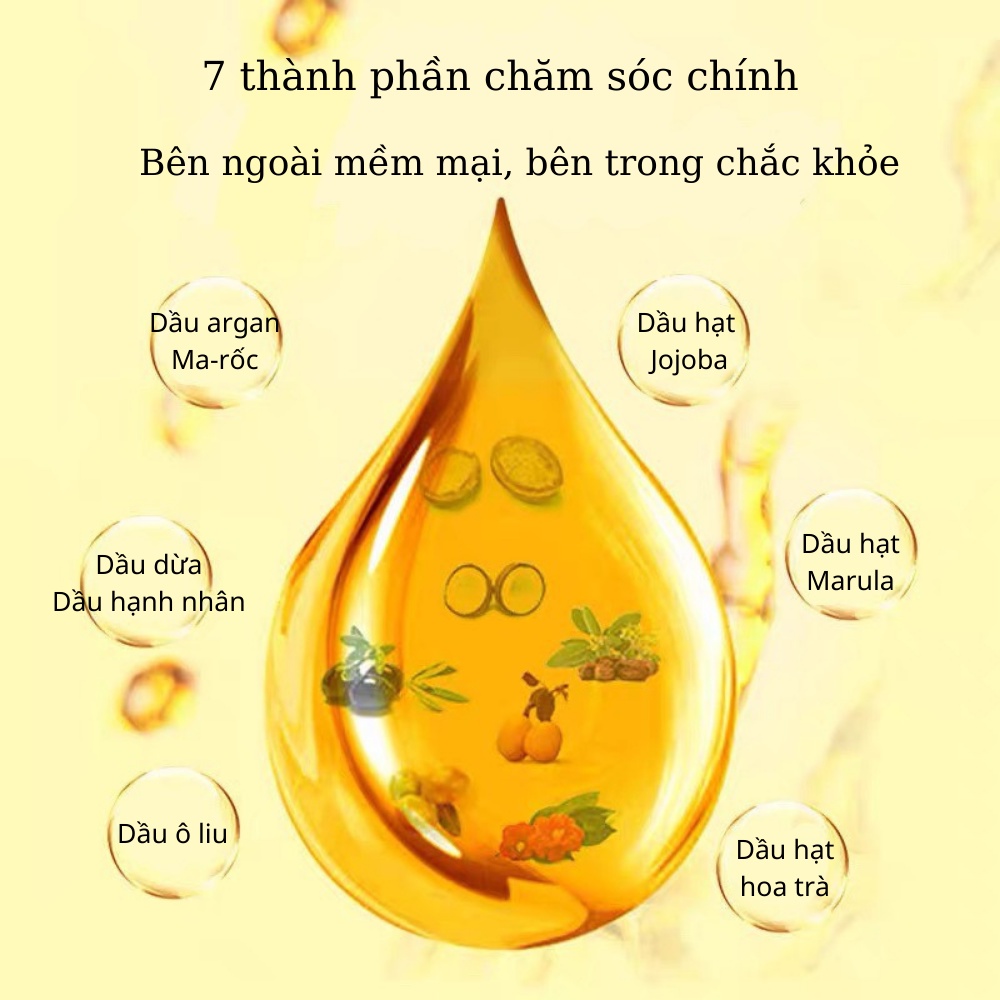 Tinh dầu dưỡng tóc khô xơ, tóc uốn, tóc nhuộm, serum dưỡng tóc uốn mềm mượt nuôi dưỡng từ bên trong MINIGIRL T10
