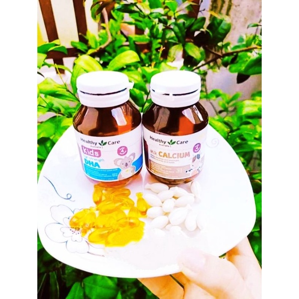 HEALTHY CARE bổ sung DHA và Canxi - Cặp đôi hoàn hảo cho bé - Xuất xứ Úc