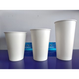 COMBO 50 Ly giấy 360ml MỎNG + NẮP ( Chỉ đựng được đồ uống nóng và nước thông thường )