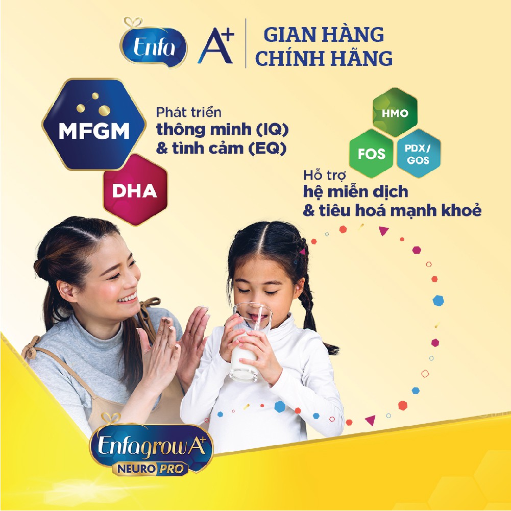 [Mã MKBESBD51 giảm 0.05 đơn 250K] [Tặng Đồ Chơi Thú Nhún] Bộ 2 Sữa Bột Enfagrow A+ Neuropro 4 Vị Thanh Mát – 2.2kg