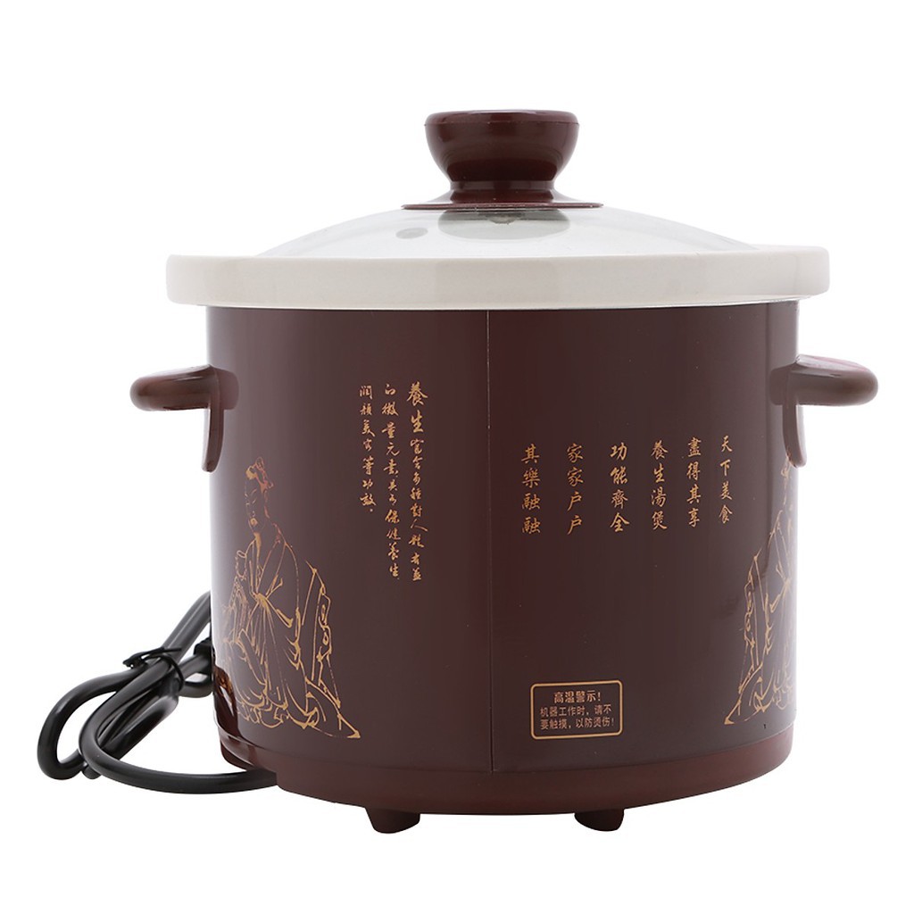 Nồi Kho Cá, nồi nấu chậm Fujika FJ-KC15/25, dung tích 1.5L/2.5L màu nâu dùng điện, bảo hành 12 tháng