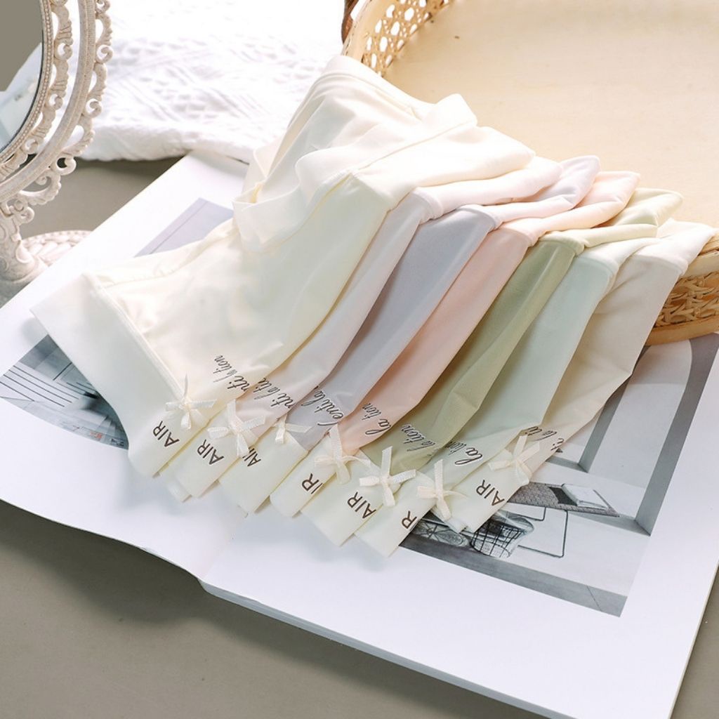 Quần lót nữ lụa băng siêu mỏng thun lạnh mềm mại thoáng mát, Quần chíp nữ đính nơ gợi cảm sexy JOCOSI L130