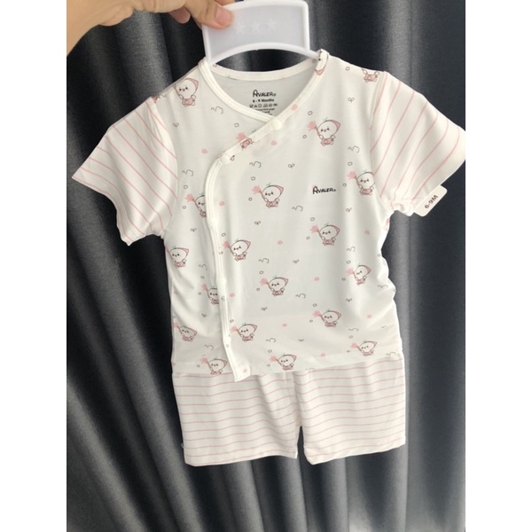 Bộ cộc tay cài chéo Avaler sợi tre