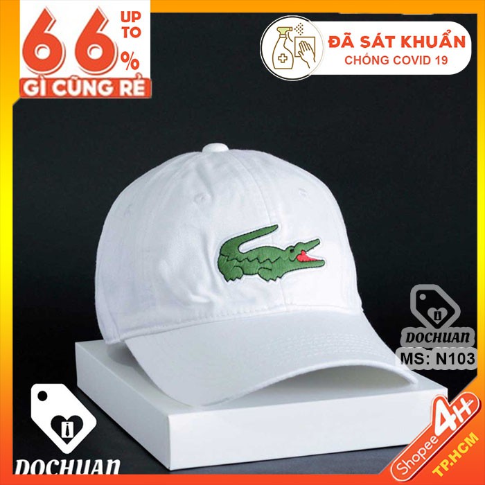 [Nón xịn] Nón Kết Lacoste Kaki VNXK Giữ Form Lâu, Mát Đầu.