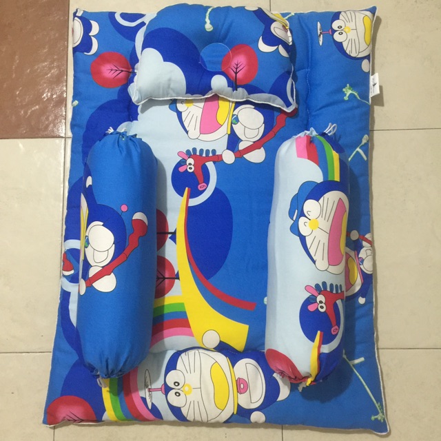 bộ nệm gối cotton sơ sinh kimhome