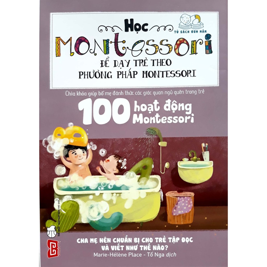 Sách - Học Montessori để dạy trẻ theo phương pháp Montessori (bộ 4 cuốn, lẻ cuốn tùy chọn)