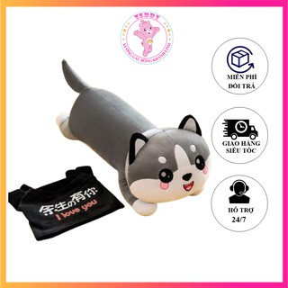 💝Sỉ Rẻ Nhất 💝Gấu Bông Mèo Bi Xám Size 60Cm  Mèo Bông Alaska Siêu Mềm Êm Mịn Mẫu Gấu Bông An Toàn Tuyệt Đối