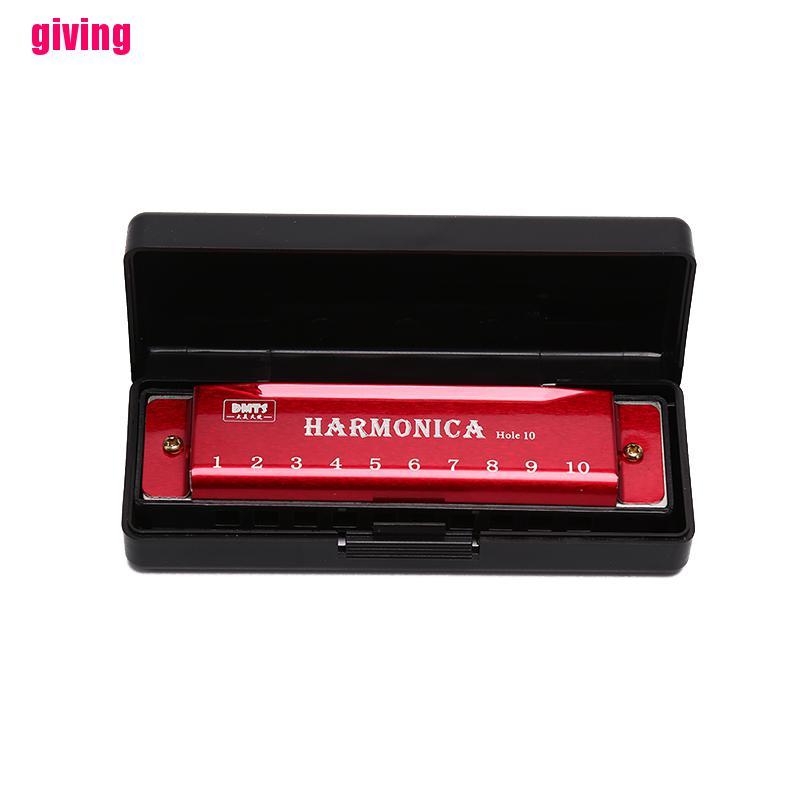 Kèn Harmonica 10 Lỗ Dành Cho Người Mới Bắt Đầu Học