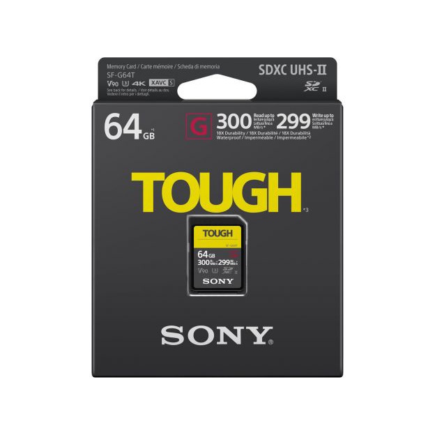 Thẻ nhớ Sony SDXC 64GB SF-G series TOUGH UHS-II 300MB/s