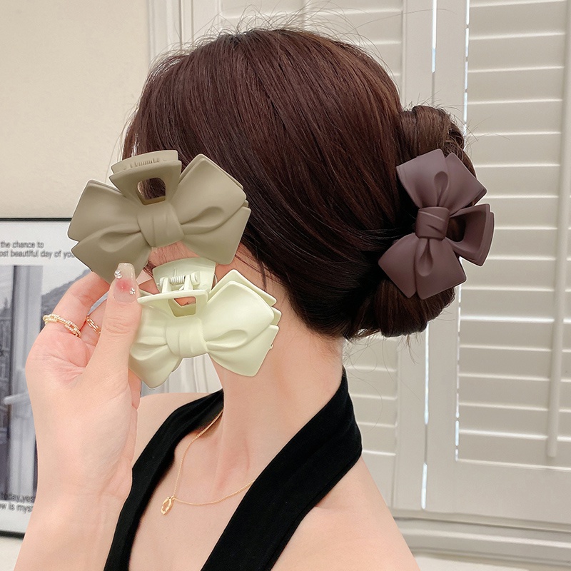 Kẹp Tóc Nơ Dễ Thương Phong Cách Hàn Quốc