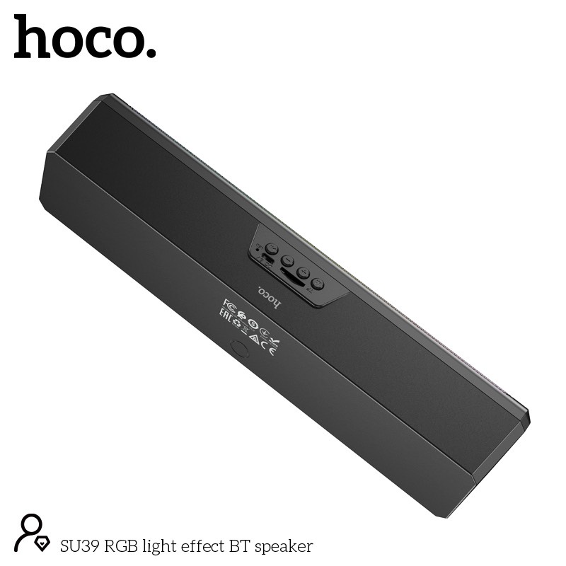 Loa bluetooth Hoco SU39 Đèn led đổi màu, loa blt thể thao nhỏ gọn mang đi du lịch, piclic, cắm trại, du lịch tiện lợi