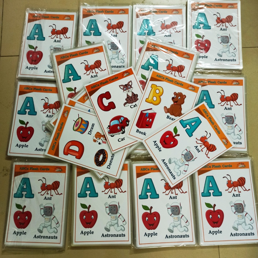 Thẻ học tiếng anh 26 chữ cái kèm hình ảnh sinh động