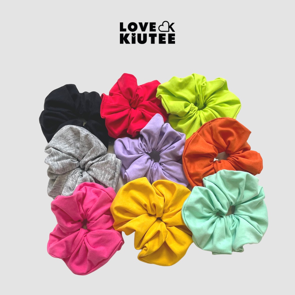 Nhiều màu Scrunchies thời trang dành cho bạn gái LOVEKIUTEE