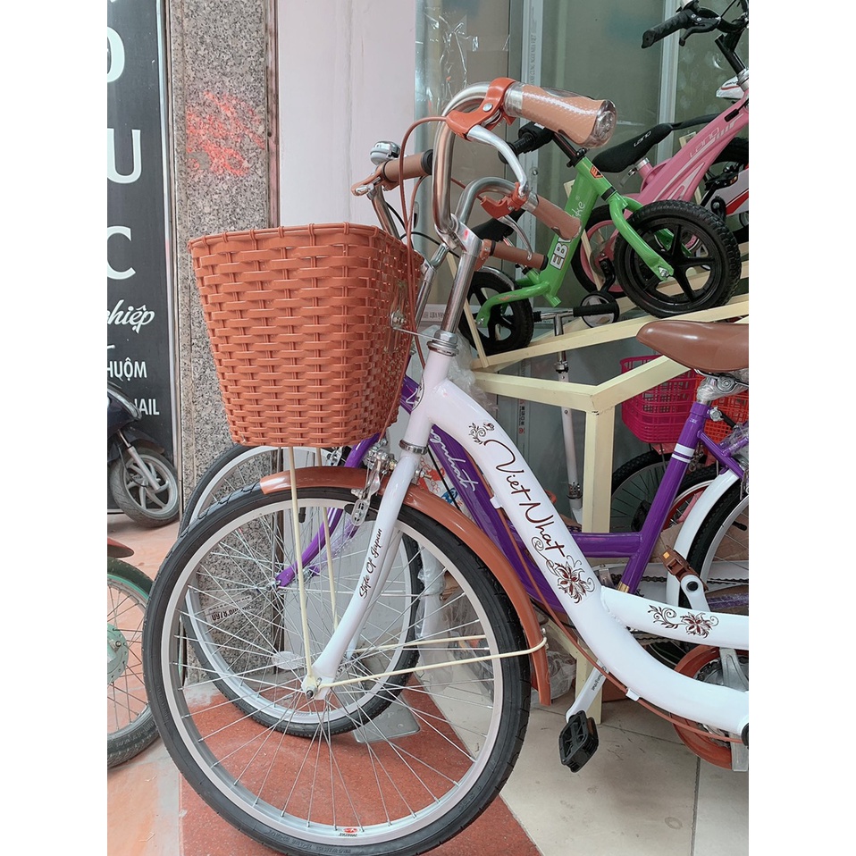 Xe đạp Việt Nhật bền đẹp sang trọng - xe đạp mini Việt Nhật size 24,26 - Hàng chất lượng cao