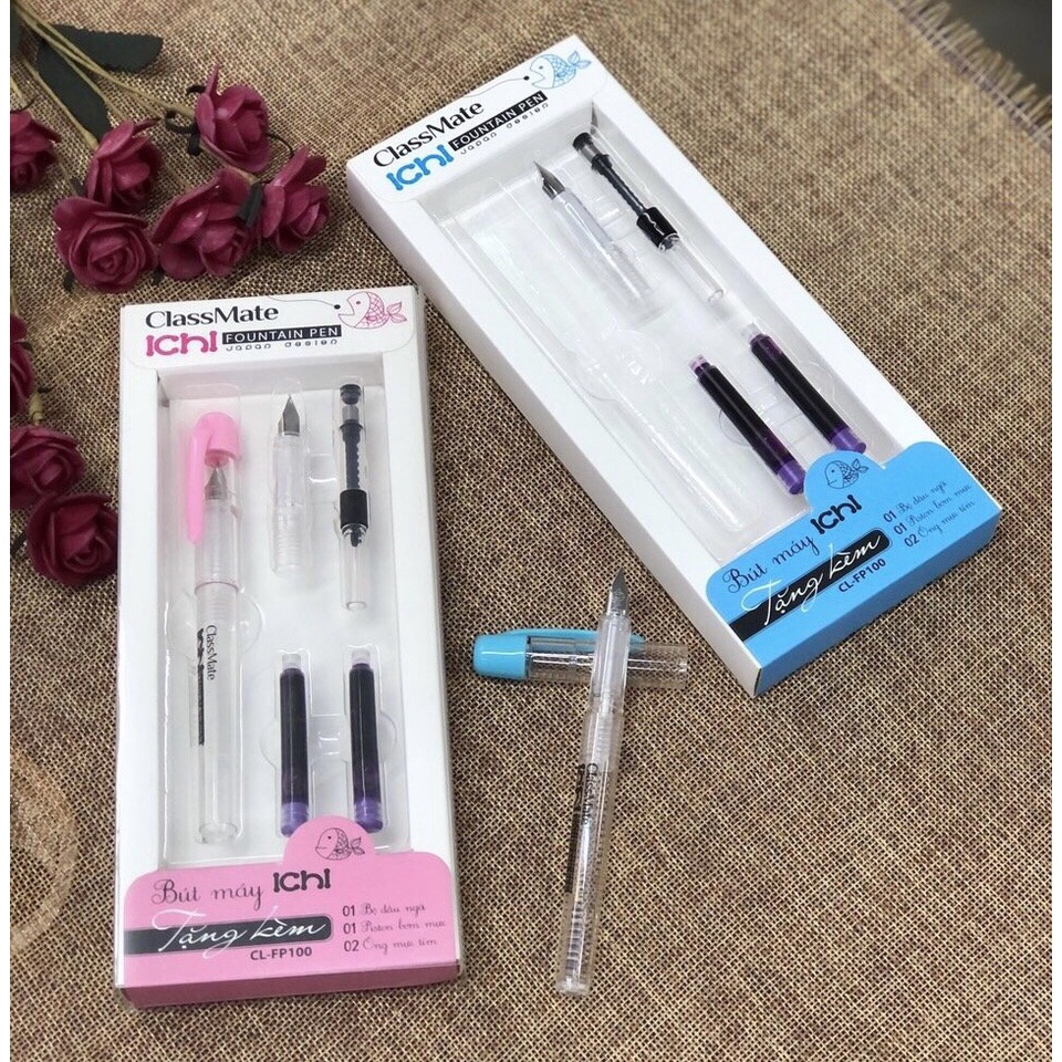 Mua Bút máy Nhật ICHI Classmate ngòi trơn- ko chẩy mực - nhẹ, bền, viết ...