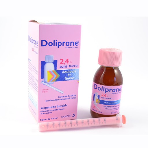 Siro vị dâu DOLIP 100ml - Pháp