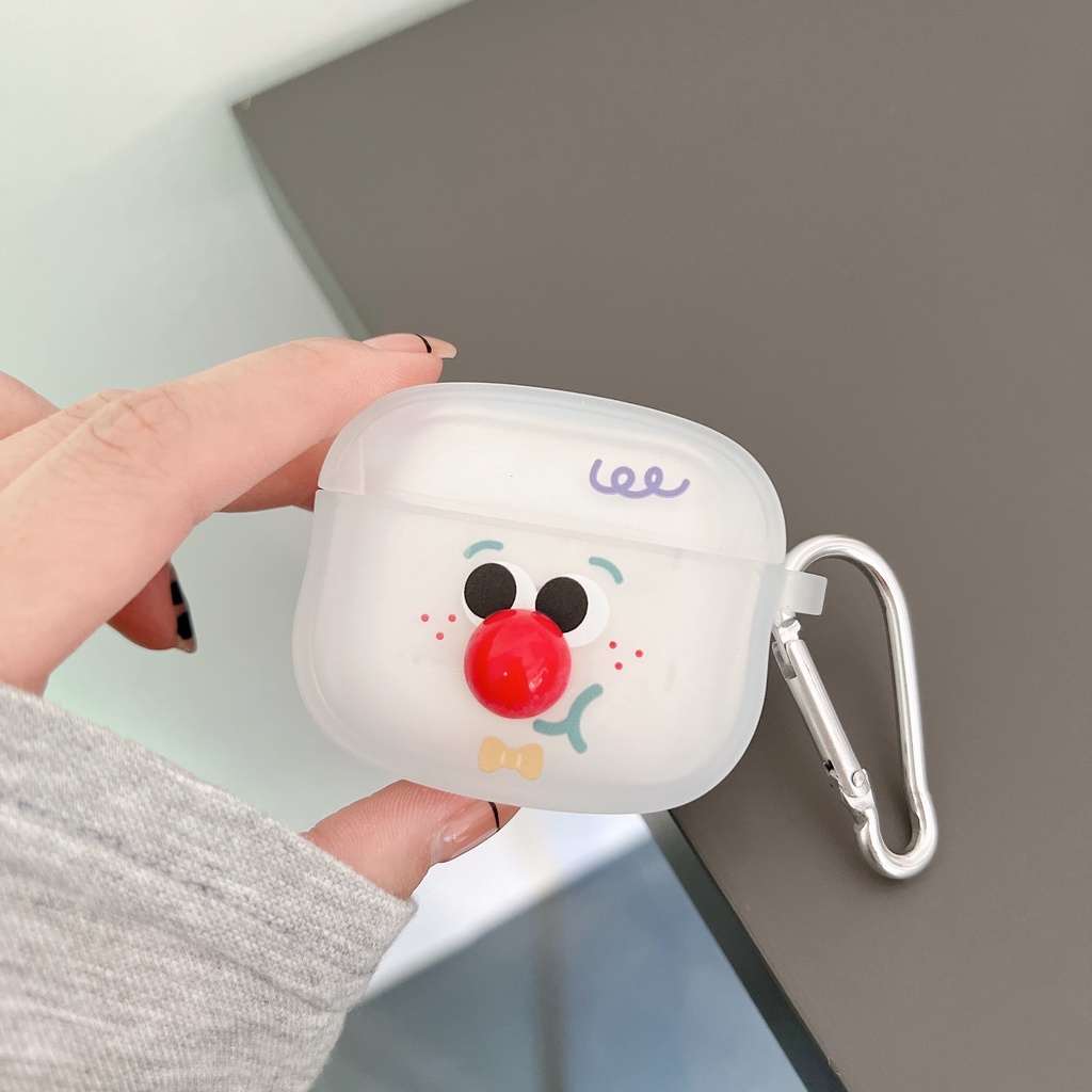 Vỏ Bảo Vệ Hộp Sạc Tai Nghe airpods 1 2 pro Bằng tpu Mềm Hình Biểu Cảm Dễ Thương