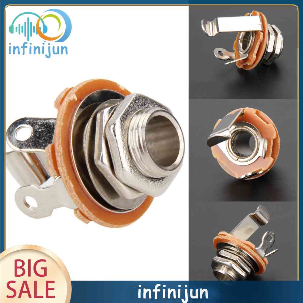 Thủ Công INFINIJUN#Set 2 Phụ Kiện Jack Cắm 11 1 / 4 6.35mm Cho Đàn Guitar