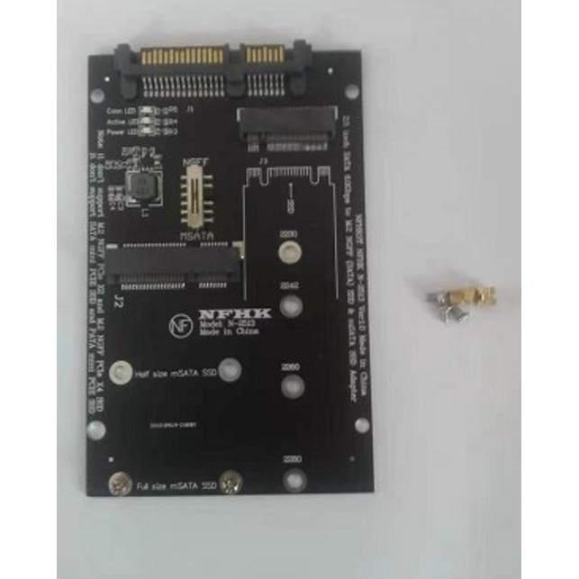 Đầu Đọc Thẻ Chuyển Đổi M.2 SSD Sang USB 2 Trong 1 Hỗ Trợ Cho M.2 2230 2242 2260 2280