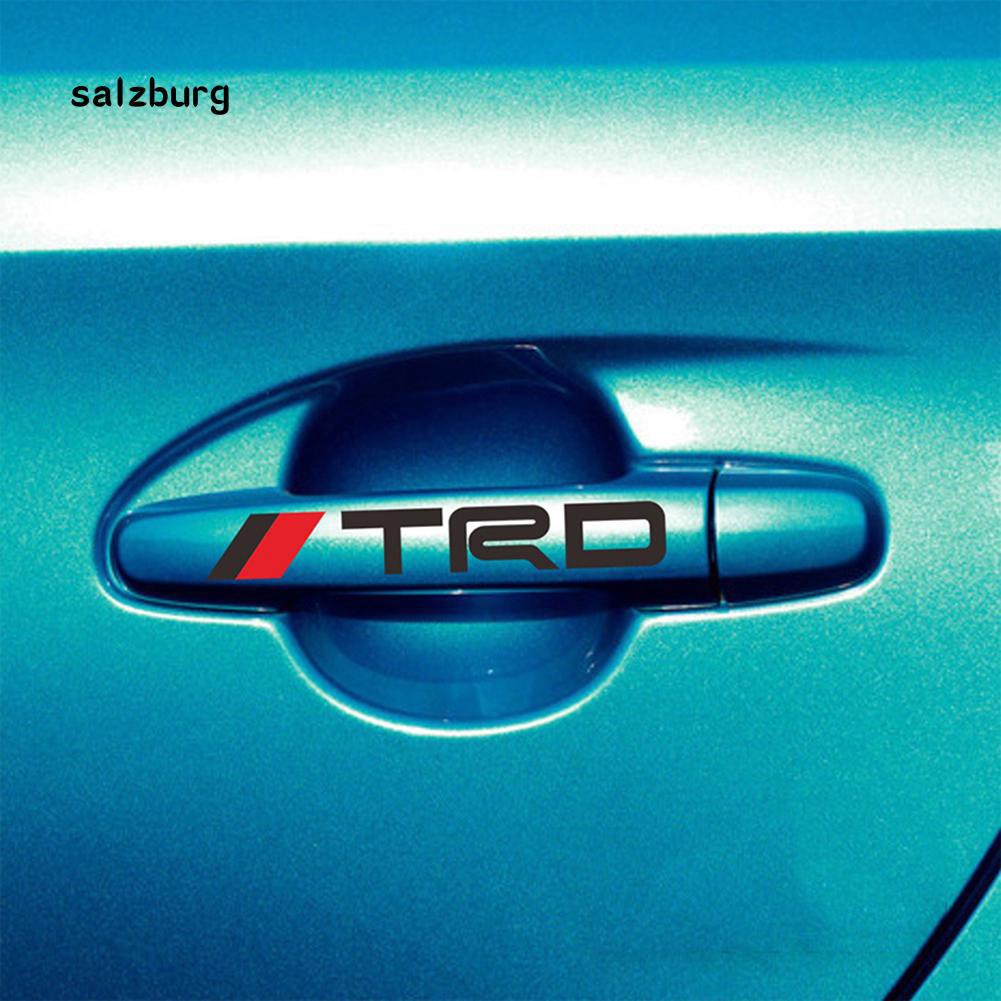 Set 4 miếng dán tay nắm cửa tiện dụng cho xe hơi | BigBuy360 - bigbuy360.vn