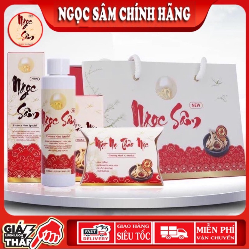 Bộ Ngọc Sâm Lớn Ngừa Mụn Trắng Da | BigBuy360 - bigbuy360.vn