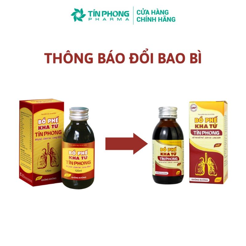 Siro Giảm Ho Bổ Phế Kha Tử Tín Phong 125ml