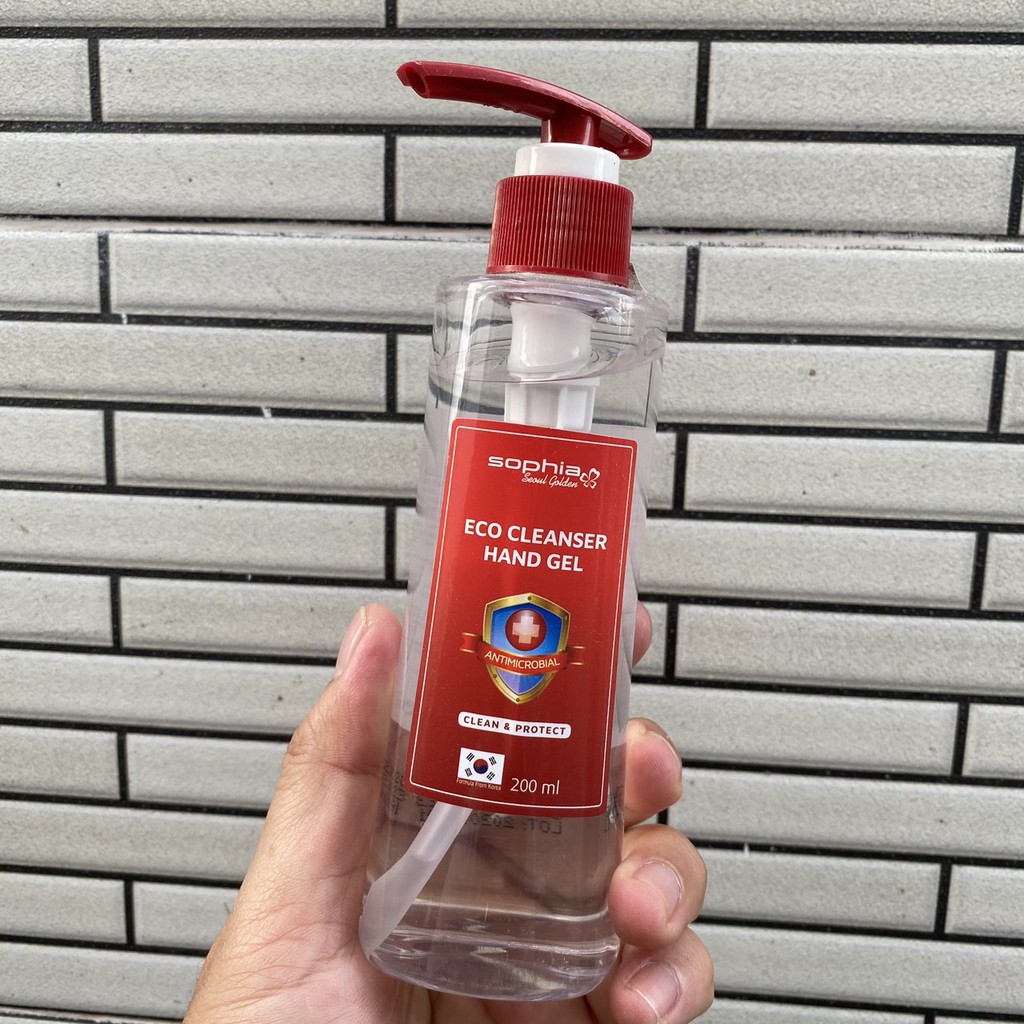 Gel rửa tay khô Eco Cleanser Hand Gel Sophia Seoul Golden 200ml | BigBuy360 - bigbuy360.vn