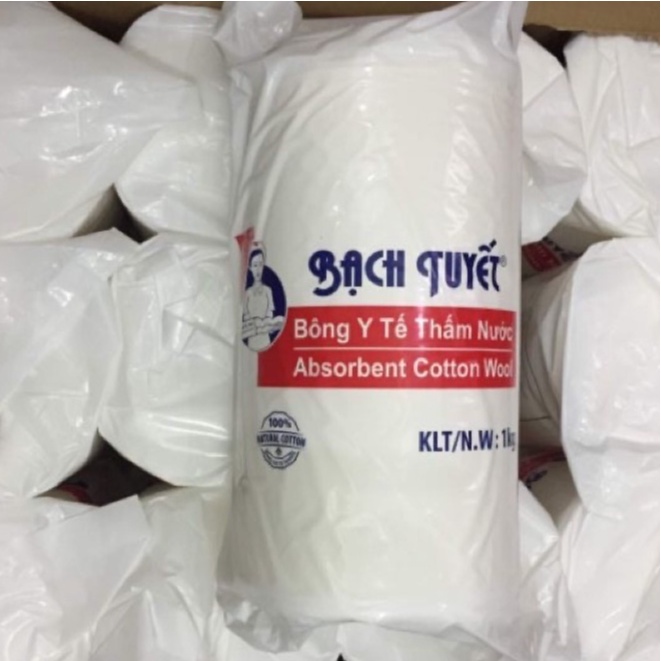 Bông cuộn bạch tuyết 1kg