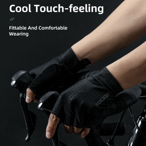 Rockbros Găng Tay Thể Thao Hở Ngón Có Đệm