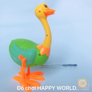 [Đà điểu hài hước] Đồ chơi Đà Điểu đáng yêu nhảy lạch bạch vui nhộn