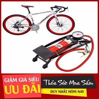 Bơm Hơi Xe Máy Ô Tô Đạp Chân