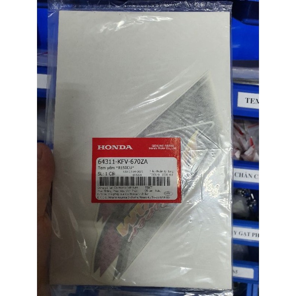 Tem yếm xe Super Dream phiên bản đặc biệt tím