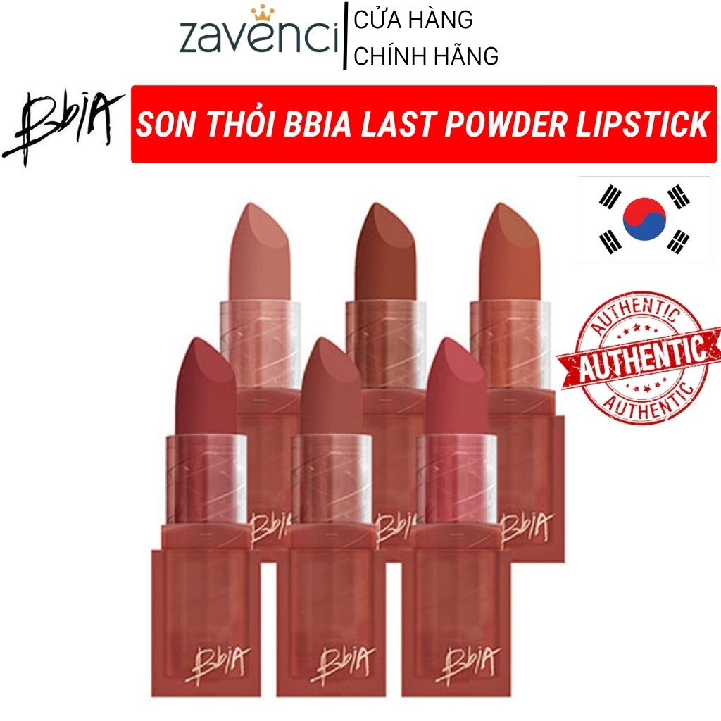 Son Lì BBIA Last Powder Lipstick Dạng Thỏi Không Trôi (3,5g)